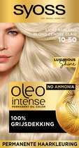 SYOSS Oleo Intense - 10-50 Licht Asblond - Permanente Haarverf - Haarkleuring - 1 stuk