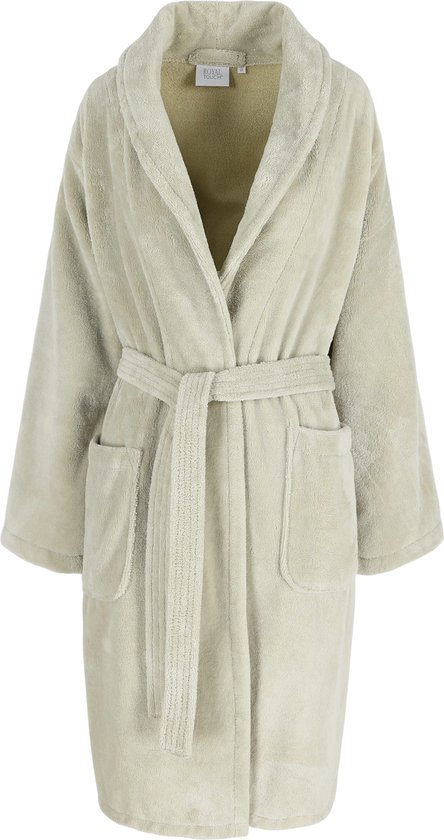 Casilin Teddy - Zachte Badjas - Dames/Heren - Fleece/Katoen - XL - Beige