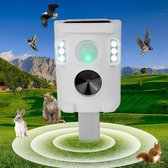 Répulsif Ultrason Chat 3 Modes Solaire & USB - Étanché IP54 Pour Jardin Avec Détecteur