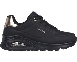 Skechers Uno Gen1 - Shimmer Away - Meisjes Sneakers - Zwart