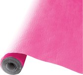 Givi Italia Tafelkleed op rol - 2x - papier - fuchsia roze - rechthoekig - 120cm x 5m - Feest/bruiloft tafelkleden