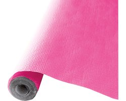 Givi Italia Tafelkleed op rol - 2x - papier - fuchsia roze - rechthoekig - 120cm x 5m - Feest/bruiloft tafelkleden