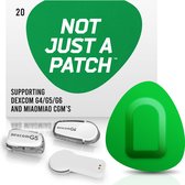 Not Just A Patch - Green Patch - Sensor patch pleister for Dexcom or MiaoMiao Libre – 20 pack – M (maat)