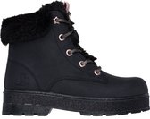 Skechers STREET GLITZ Meisjes Veterschoenen - Zwart / Rose Gold