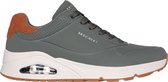 Skechers Uno - Suited On Air Heren Sneakers - Olijfgroen - Maat 43