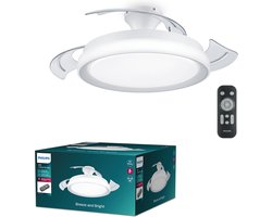 Philips Bliss LED-plafondlamp - met ventilator - wit