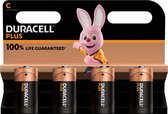 Duracell C Plus Alkaline Batterijen 4 stuks