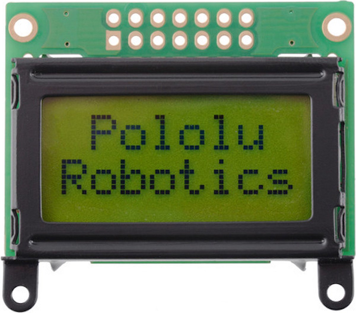 8×2 Character LCD - Black Bezel (Parallel Interface) Pololu 356
