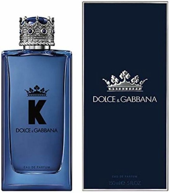Dolce & Gabbana K Eau de Parfum 50ml fles en doosje in marineblauw.
