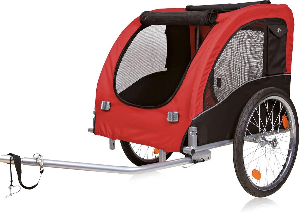 Equivera Fietskar Bagage - Max 30 KG Gewicht - Met Koppeling - Inklapbaar - Fietskar - Fietsaanhanger - Fietskarren