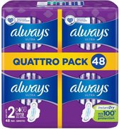 Always Ultra - Maandverband - 2 Long With Wings - Instant Dry - 48st