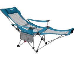 Strandstoel Opvouwbaar - Opvouwbare campingstoel met armleuningen - compact en antislip design voor outdoor activiteiten - ideaal voor wandelingen, picknick, camping en strand