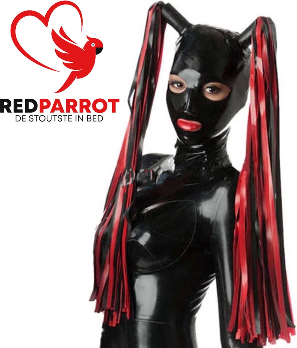 Goedkoopste BDSM Staart Masker voor dames van Latex - Maat M/L