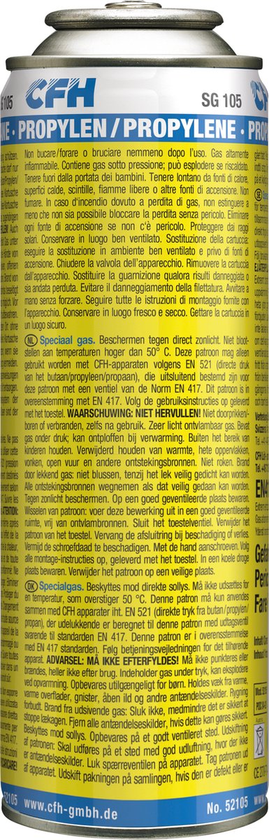 CFH Speciaal gas SG 105, 110 ml.