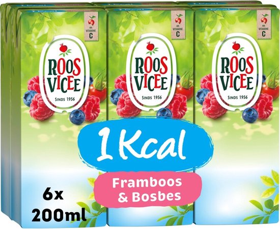 Foto: Rvc 1kcal rasberry blueberry 5x6 200ml