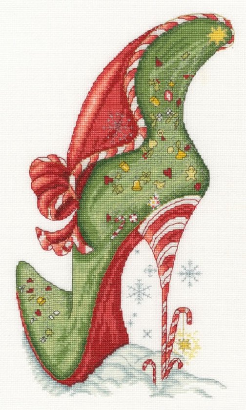 Borduurpakket Candy Cane - Bothy Threads