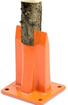 JS Goods® Houtklover - Houtsplijter - Houtsplitter - Houtkliever - Kloofwig - Splijtwig - Houtklover voor aanmaakhout - Metaal