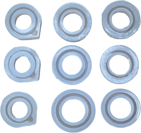 1 stks duidelijke siliconen ring mal drie maten voor het maken van sieraden ringen DIY Mold 101023 - België