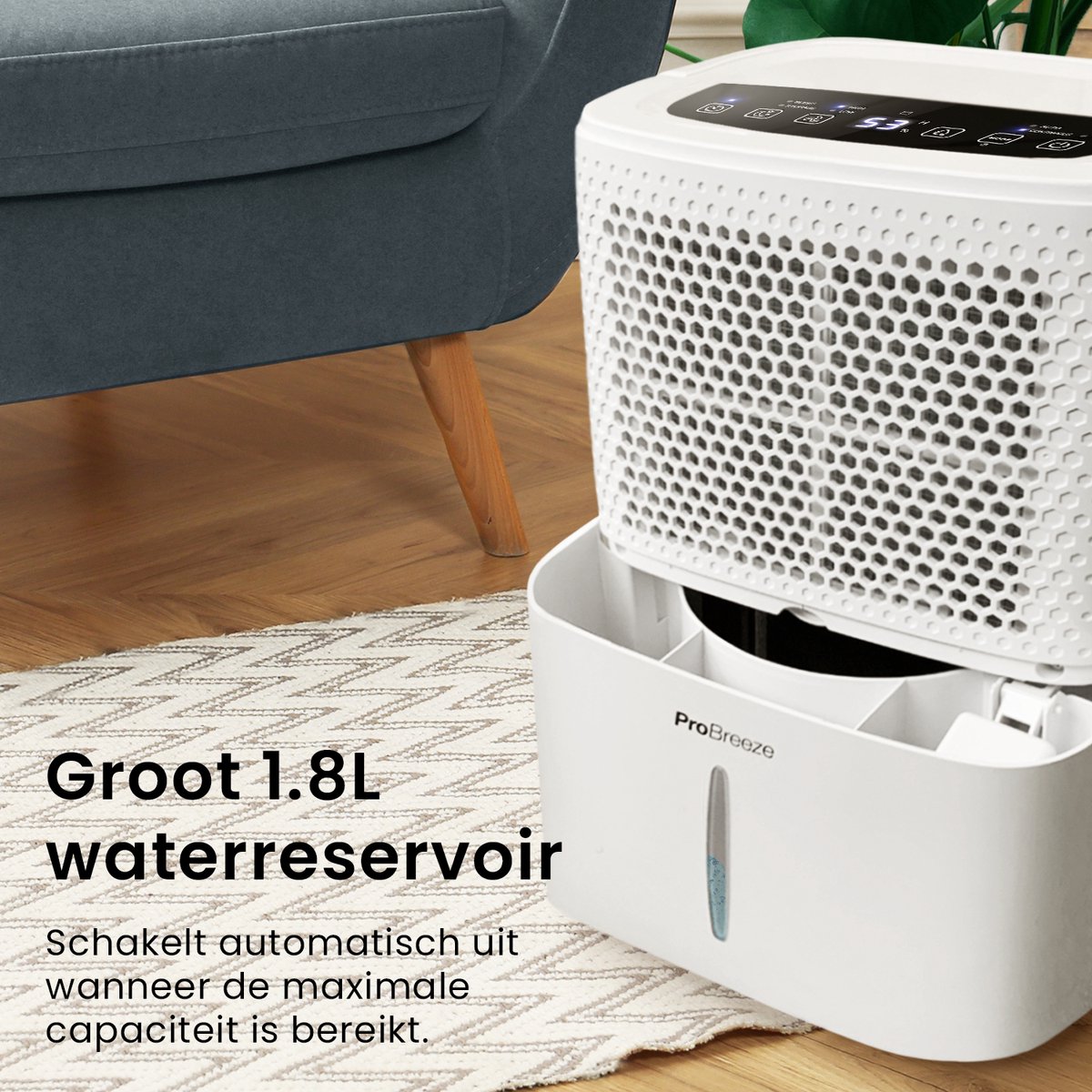 Pro Breeze 12L/dag Luchtontvochtiger thumbnail 2