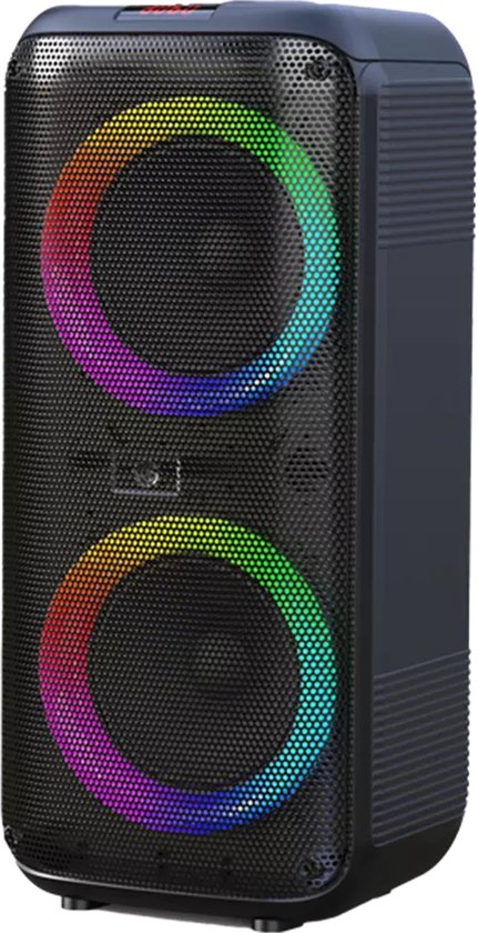 Denver Bluetooth Speaker Party Box - Discolichten - Partybox - Incl. Afstandsbediening - Microfoon Aansluiting - BPS354