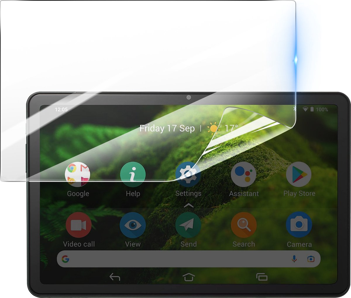 3mk, Geschikt voor Doro Tablet, Schokbestendige Hydrogel Screenprotector, Transparant
