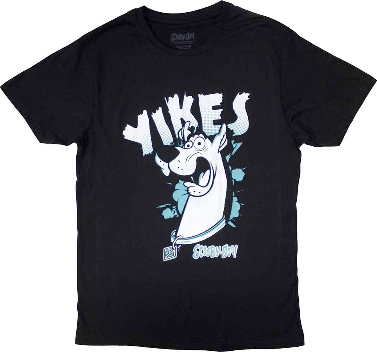 Scooby-Doo - Yikes Scooby Blue Heren T-shirt - L - Zwart