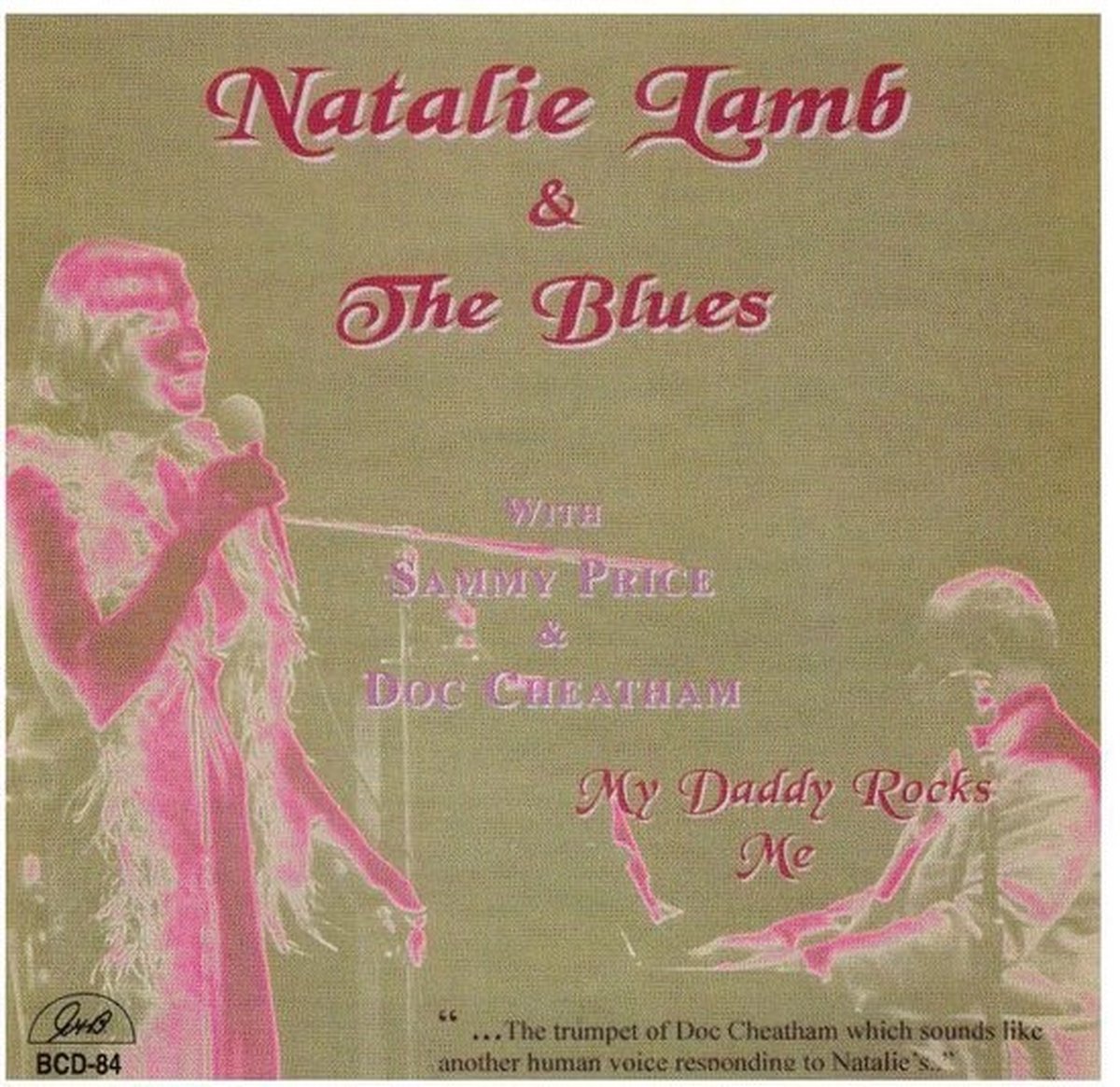 Natalie Lamb With Sammy Price & Doc Cheatham - My Daddy Rocks Me (CD)