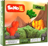 Sand mania - Kinetisch zand - Dinosaurus speelgoed - Magic sand - Speelzand - Magisch zand - 1 kg groen zand - Montessori speelgoed