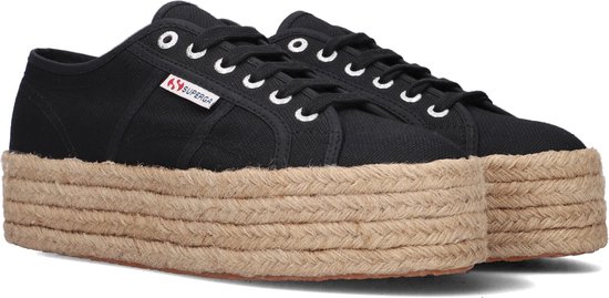 Superga zwart platform hotsell