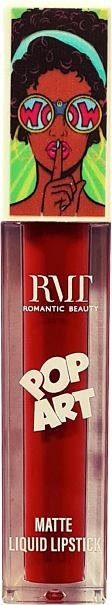 Romantic Beauty - Pop Art - Matte - Liquid Lipstick - 06 - Donker Rood - Lippenstift - 6.2 g