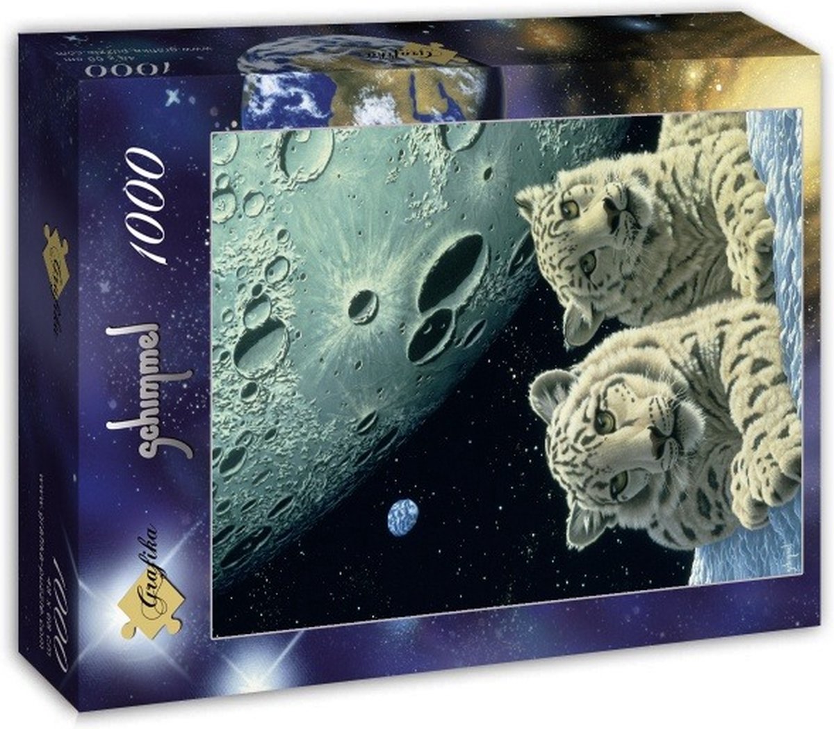Grafika - Legpuzzel - 1000 stukjes - Schim Schimmel - Lair of the Snow Leopard