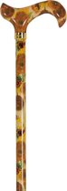 Classic Canes Verstelbare wandelstok - Zonnebloemen - Vincent van Gogh - Verstelbaar - Lengte 77 - 100 cm - Aluminium - Derby handvat - Gewicht 315 gram - Diameter wandelstok 16 mm - Wandelstokken - Heren en dames - Uitschuifbare wandelstok