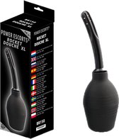 Power Escorts Rocket Douche XL - Anale Douche - Geschikt voor Anaal en Vaginaal gebruik - 310 ml - Zwart
