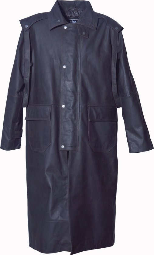 Wollen jas dames kort oversized wit - Leather City