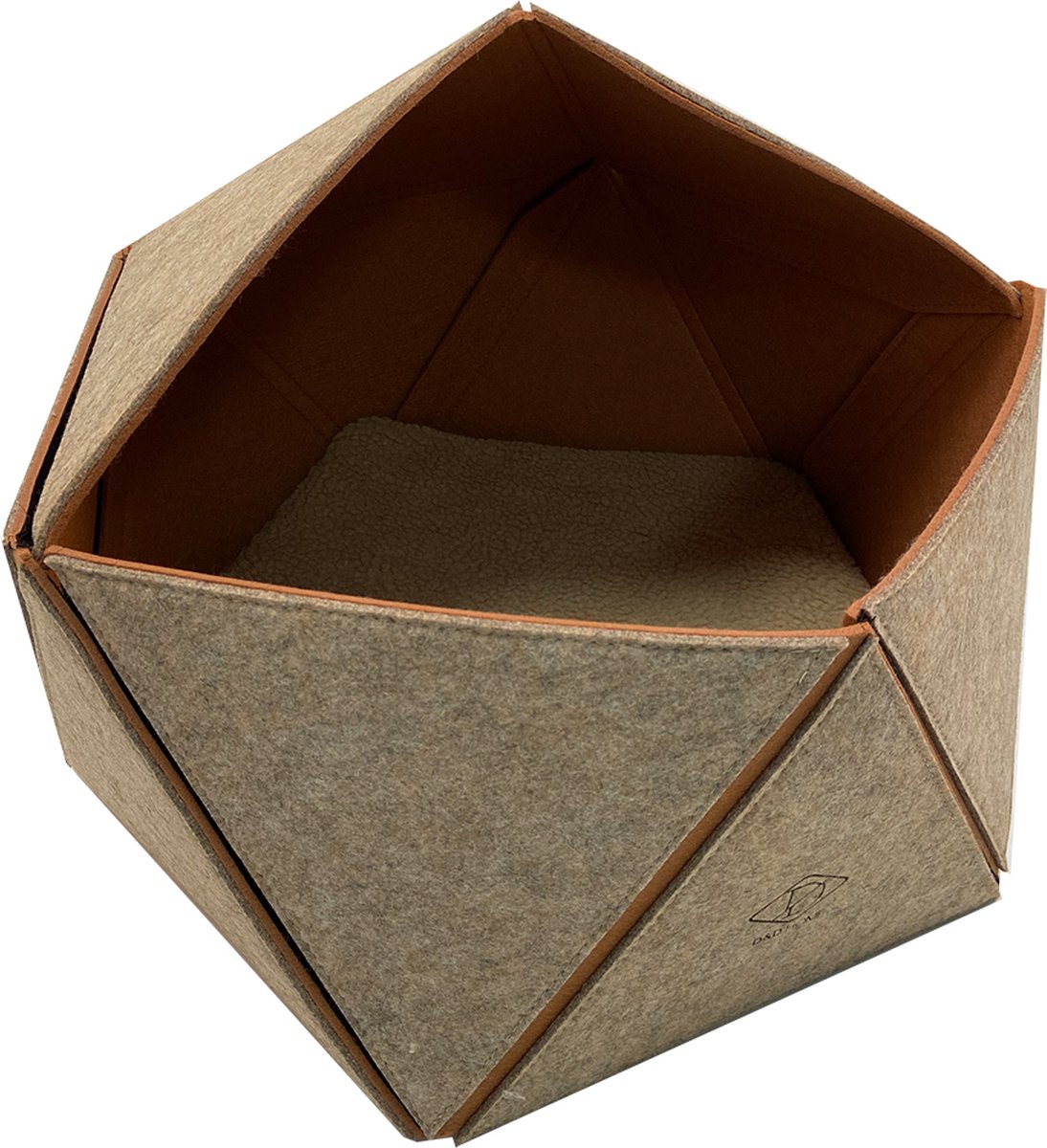 kattenhuis : Logan 51x51x41cm zandbruin