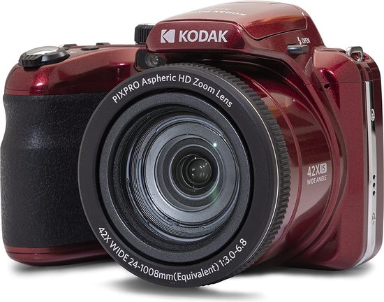 Kodak Pixpro AZ425 rood 42x zoom camera