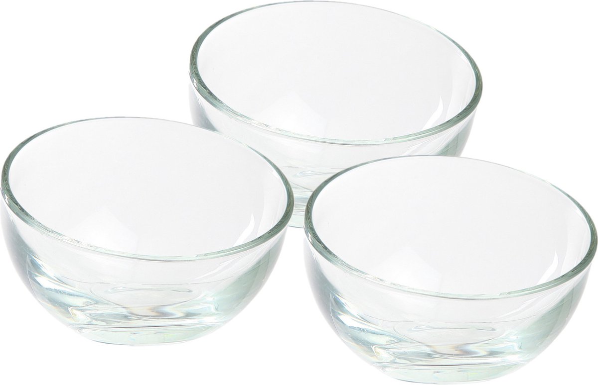 La Rochere ijs/sorbet coupes - van glas - Set van 6x stuks - 130 ml - IJscoupe glazen/schaaltjes