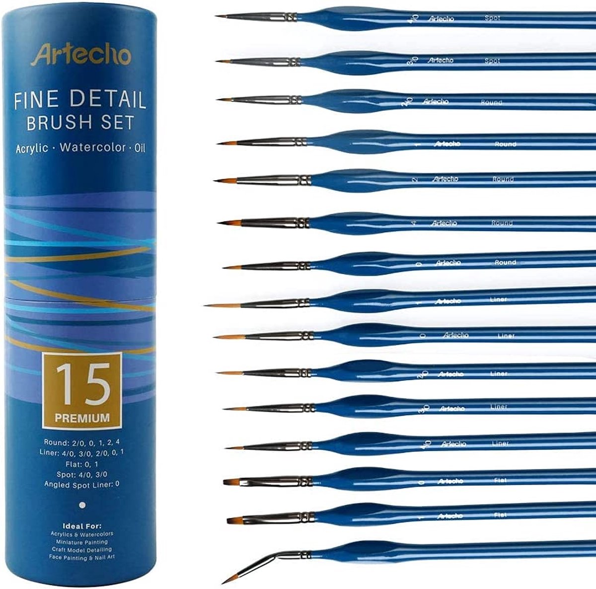 Premium penselen Set | 10 Stuks | Schilderen op nummer – Schilder Op Nummers