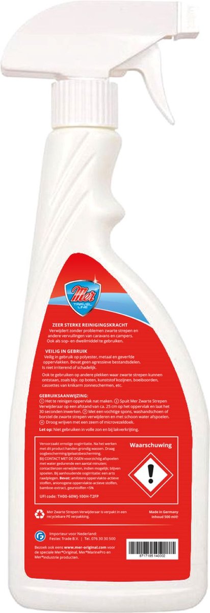 Mer Zwarte Strepen Verwijderaar 500ml van Mer — afbeelding 2