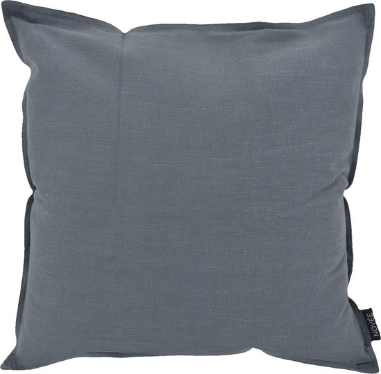 Sierkussen Washed Linen Dark Grey | 45 x 45 cm | Katoen/Linnen