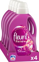 Fleuril Renew Bloesem - Vloeibaar Wasmiddel - Voordeelverpakking - 4 x 24 Wasbeurten