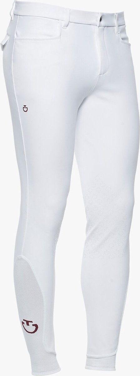 Cavalleria Toscana Heren Knie Grip Rijbroek Basic XL Wit