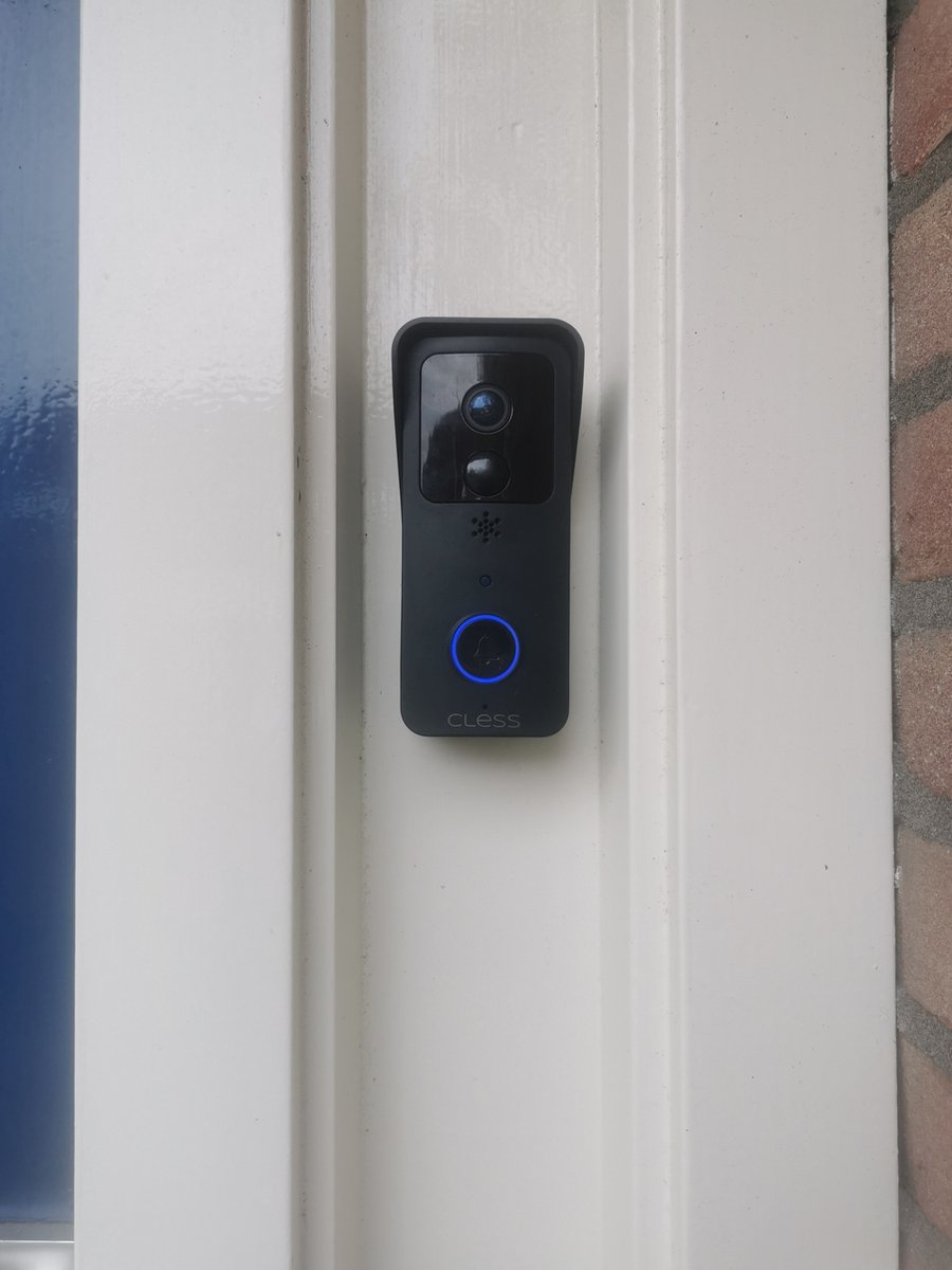 Cless - deurbel met camera - inclusief chime - draadloze Deurbel - video  deurbel - zwart | bol.com