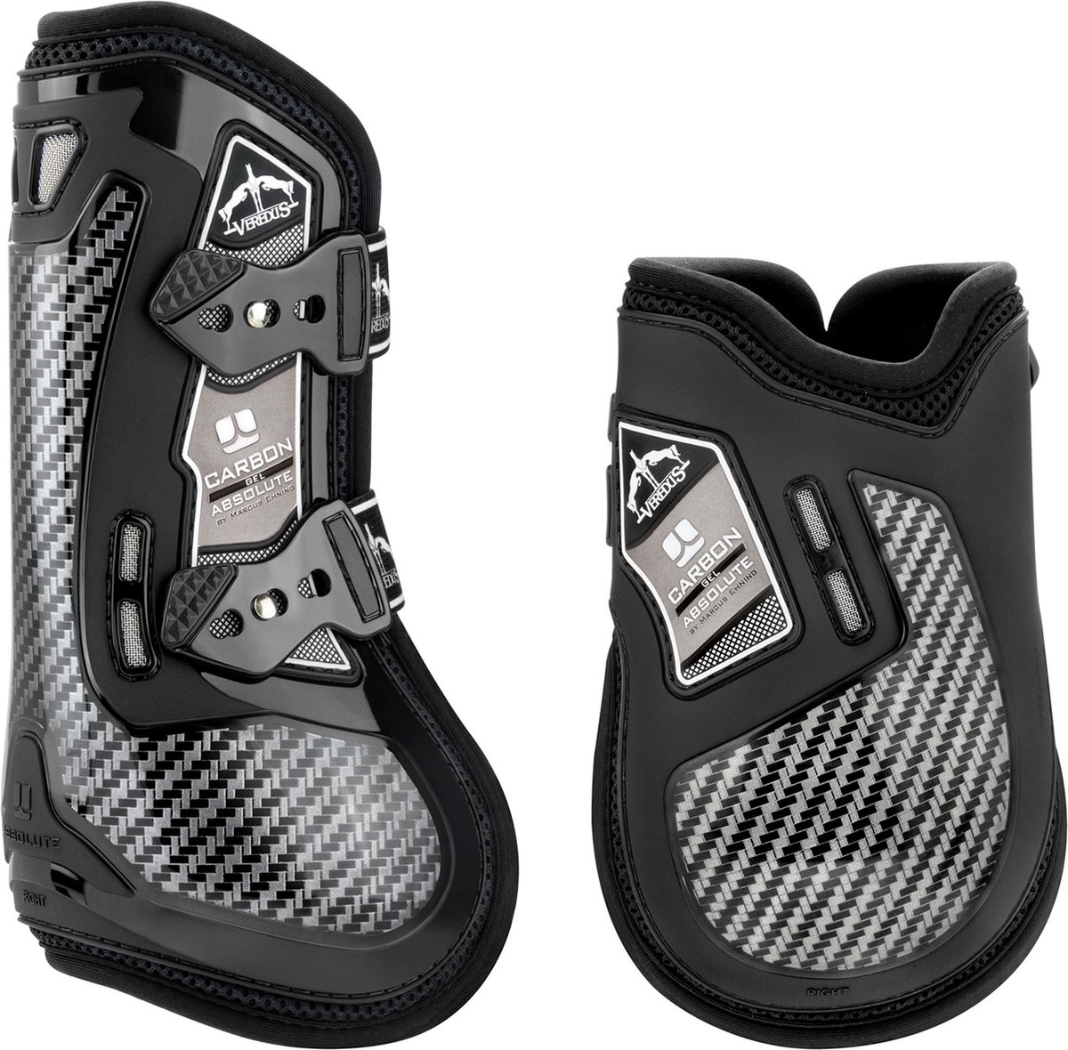 Veredus Front Open Boots Carbon Gel Absolute Save The Sheep Black