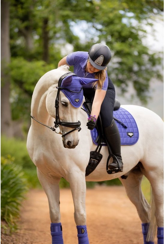 Tapis De Selle Dressage LeMieux Loire Bluebell (discontinué) - Large - Neuf