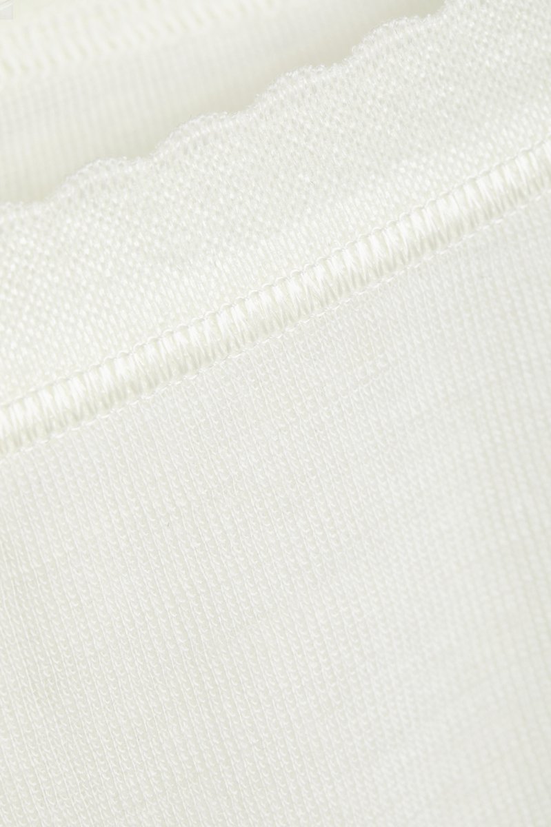 Wollen directoire met lang pijpje 1230 - Dames boxershort lange pijpjes - dames onderbroek - 48 - Creme