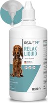 ReaVET - Relax druppels voor Honden & Katten - Zorgt voor ontspanning en evenwicht - Bevordert het algehele welbevinden bij dieren - 110ml