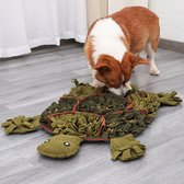 Honden speelgoed - Snuffelmat - Schildpad - Interactieve honden puzzel - Snuffel training - IQ Training - Intelligentiespeelgoed - Snuffelen - Huisdier - Brokjes zoeken - Hondenlekkernij zoeken - Ontspanning - Training -