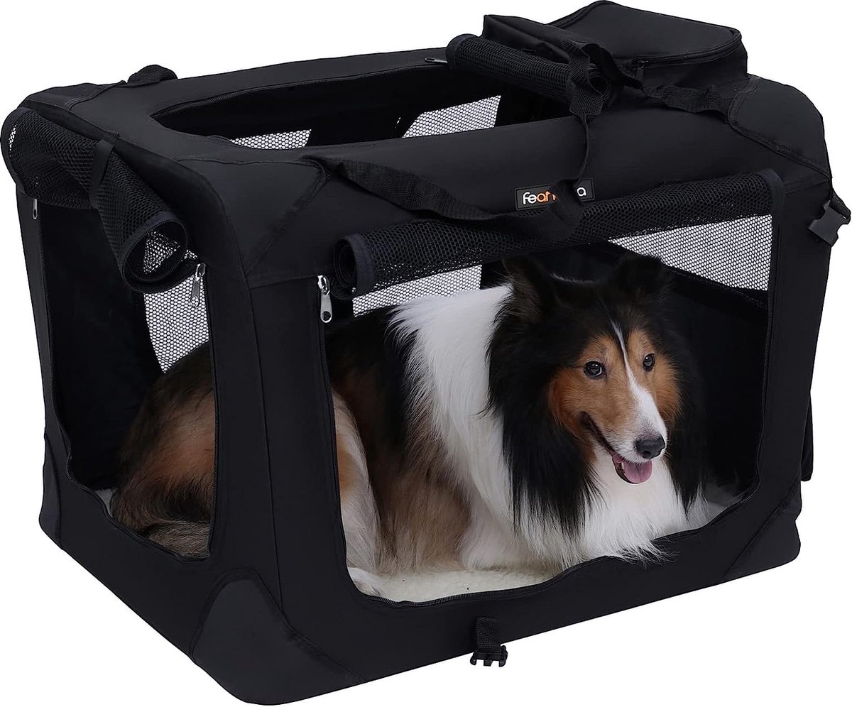 WLDOCA ademende sporthond draagtas voor middelgrote en grote hond