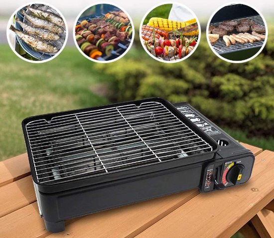 IMEX BK 167 A Draagbaar gasfornuis met piëzo ontsteking, butaan